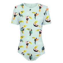 Adult Baby Boy Snap in the Crotch Toucans Onesie