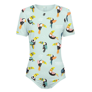 Adult Baby Boy Snap in the Crotch Toucans Onesie