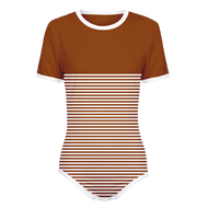 Adult Baby Boy Stripes Snap in the Crotch Onesie