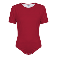 Adult Baby Diaper Lover Shades of Red Snap in the Crotch Onesie