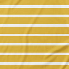 Adult Baby Horizontal White Stripes Snap in the Crotch Onesie