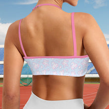 Kawaii Bubbles Double Strap Sports Sissy Bra