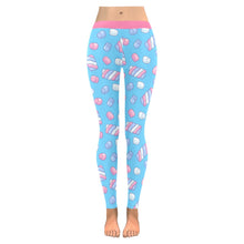 Blue Candy Marshmallow Low Rise Sissy Leggings