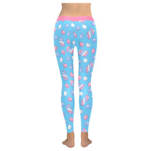 Blue Candy Marshmallow Low Rise Sissy Leggings
