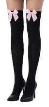Sissy Thigh High Stockings Bow for Lolita Cosplay Dress up