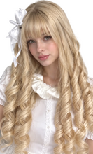 Blonde Pink Purple Blue Roman Curls Hair Wig for Sissy Lolita Cosplay Dress up