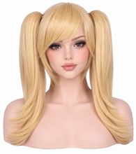 Blonde Ponytails Hair Wig for Sissy Lolita Cosplay Dress up