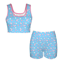 Kawaii Candy Marshmallows 2pc Duo Comfort Tank & Shorts Set