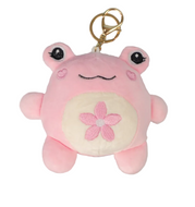 Sweet Pink Sakura Frog Charm