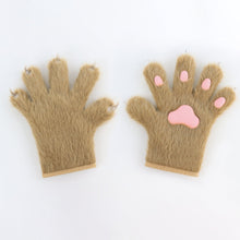 Handmade Plush Cat's Paw Gloves