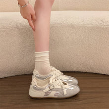 Retro Sissy Flat Sneakers with Buckle Strap - 2 Colors