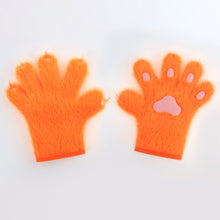 Handmade Plush Cat's Paw Gloves
