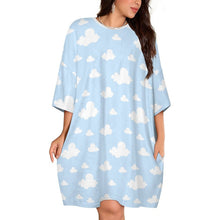 Cloud Dreams Soft Blue Nightgown XL