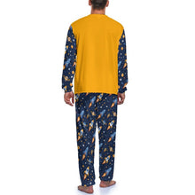 Cosmic Rocket Adult Little Boy Soft Jammies 2pc Play Set Pajamas