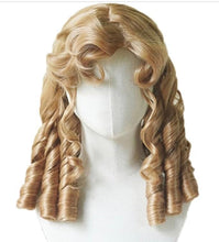 Blonde Black Pink Brown Golden Ponytails Roman Curls Hair Wig for Sissy Lolita Cosplay Dress up