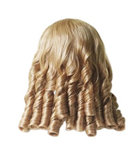 Blonde Black Pink Brown Golden Ponytails Roman Curls Hair Wig for Sissy Lolita Cosplay Dress up