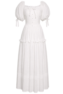 Ivory Goddess Sissy Maxi Dress Gown