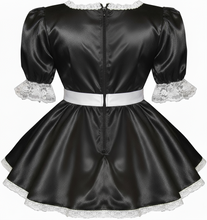 Jennifer Custom Fit Simple Lacy Satin Maid Dress Adult Sissy by Leanne's