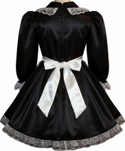 Trisha Custom Fit 2pc Satin French Maid Apron Adult Sissy Dress by Leanne's