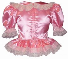Valerie Custom Fit Pink Satin Babydoll Adult Little Girl Baby Sissy Dress by Leanne's