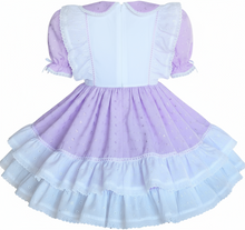 Lacrisha Custom Fit Eyelet Teddy Bear Hearts Ruffles Adult Sissy Dress by Leanne's