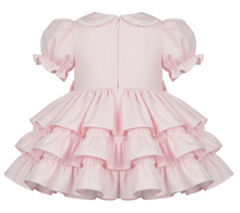 Ophelia Custom Fit Pastel Pink Broadcloth Frilly Ruffled Adult Baby Sissy Dress by Leanne's