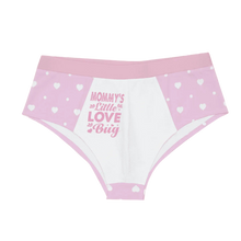'Mommy's Little Love Bug' Pink White Hearts Briefs