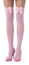 Sissy Thigh High Stockings Bow for Lolita Cosplay Dress up