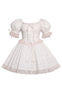 Pink Rose Sissy Fairy Corset Dress