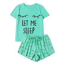Kawaii "Let Me Sleep" Pajama Set - 3 Colors