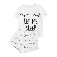 Kawaii "Let Me Sleep" Pajama Set - 3 Colors
