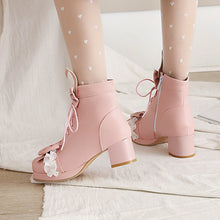 Strawberry Bunny Lolita Shoes - 3 Colors