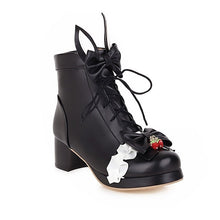Strawberry Bunny Lolita Shoes - 3 Colors