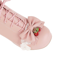 Strawberry Bunny Lolita Shoes - 3 Colors
