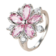 Sakura Pink Cherry Blossom Ring