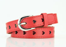 Heart-Shaped Eyelet Waist Belt - 8 Colors