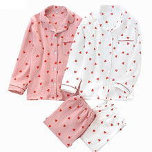 Heart Print Pink or White Pajamas