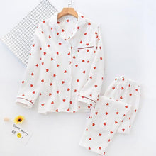 Heart Print Pink or White Pajamas