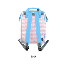 Pink & Blue Cosmic Stripes Large ABDL Diaper Bag