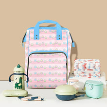 Pink & Blue Cosmic Stripes Large ABDL Diaper Bag