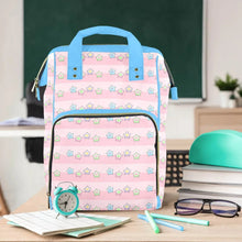 Pink & Blue Cosmic Stripes Large ABDL Diaper Bag
