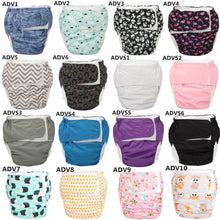 Adult Reusable XL ABDL Cloth Diaper - 15 Colors