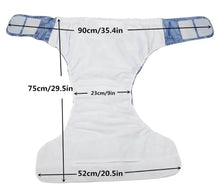 Adult Reusable XL ABDL Cloth Diaper - 15 Colors