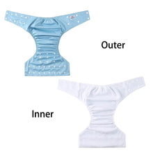 5Pcs Adorable Adult ABDL Cloth Diapers - 6 Color Sets