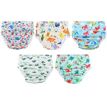 5Pcs Adorable Adult ABDL Cloth Diapers - 6 Color Sets