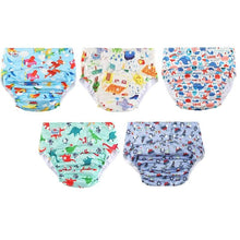 5Pcs Adorable Adult ABDL Cloth Diapers - 6 Color Sets