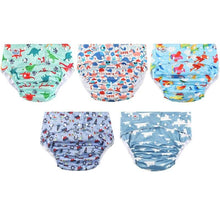 5Pcs Adorable Adult ABDL Cloth Diapers - 6 Color Sets