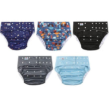 5Pcs Adorable Adult ABDL Cloth Diapers - 6 Color Sets