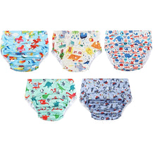 5Pcs Adorable Adult ABDL Cloth Diapers - 6 Color Sets