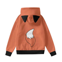 Kawaii Foxy Hoodie With Decorative Ears & Tail